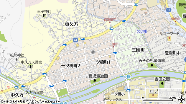 〒780-0981 高知県高知市一ツ橋町の地図