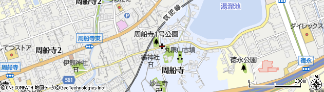 福岡県福岡市西区周船寺157周辺の地図