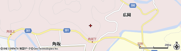 徳島県海陽町（海部郡）広岡（天神後）周辺の地図