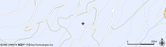 愛媛県上浮穴郡久万高原町日野浦2100周辺の地図