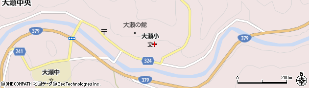 愛媛県喜多郡内子町大瀬中央4567周辺の地図