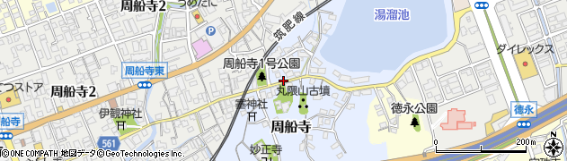 福岡県福岡市西区周船寺167周辺の地図
