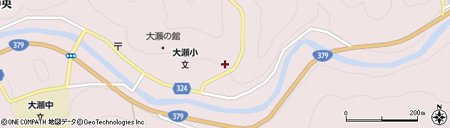 愛媛県喜多郡内子町大瀬中央289周辺の地図