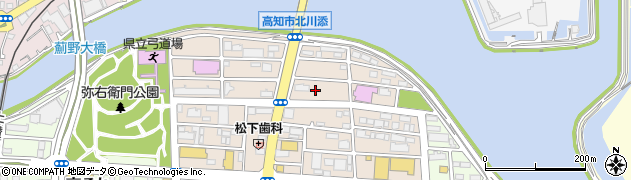 高知県高知市北川添15周辺の地図