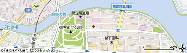 高知県高知市北川添5周辺の地図