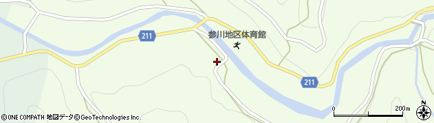 愛媛県喜多郡内子町中川759周辺の地図