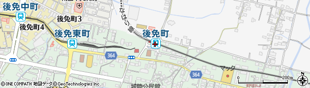 高知県南国市周辺の地図