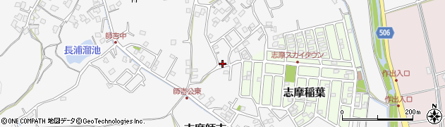 福岡県糸島市志摩師吉520周辺の地図