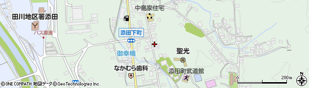 福岡県田川郡添田町添田1709周辺の地図
