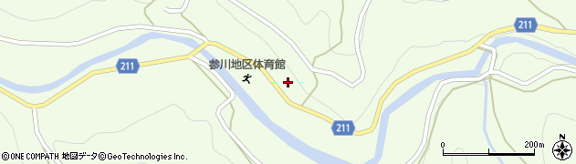 愛媛県喜多郡内子町中川3240周辺の地図
