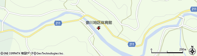 愛媛県喜多郡内子町中川3355周辺の地図