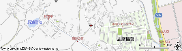 福岡県糸島市志摩師吉518周辺の地図