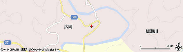 徳島県海部郡海陽町広岡広岡32周辺の地図