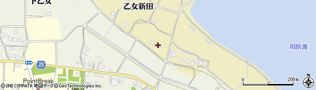 大分県宇佐市乙女新田202周辺の地図