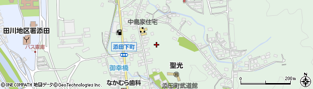 福岡県田川郡添田町添田1718周辺の地図