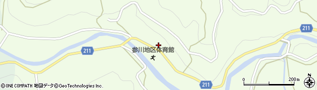 愛媛県喜多郡内子町中川3231周辺の地図