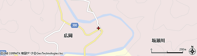 徳島県海部郡海陽町広岡広岡21周辺の地図