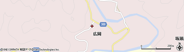 徳島県海部郡海陽町広岡広岡95周辺の地図