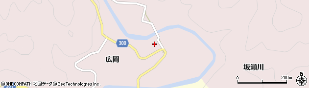 徳島県海部郡海陽町広岡広岡20周辺の地図