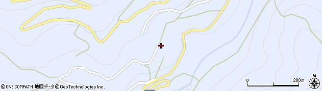 愛媛県上浮穴郡久万高原町黒藤川1087周辺の地図