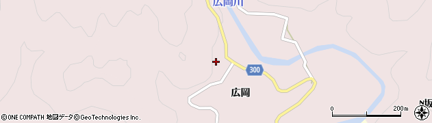 徳島県海部郡海陽町広岡広岡93周辺の地図
