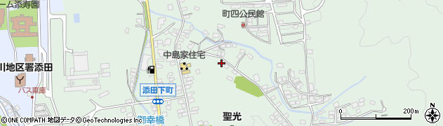福岡県田川郡添田町添田1747周辺の地図