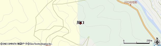 高知県仁淀川町（吾川郡）川口周辺の地図
