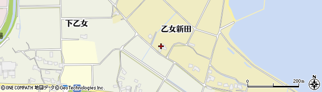 大分県宇佐市乙女新田216周辺の地図