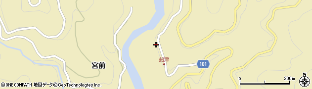 徳島県海部郡海陽町船津船津周辺の地図