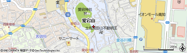 愛宕台公園周辺の地図