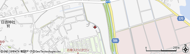 福岡県糸島市志摩師吉388周辺の地図