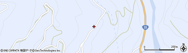愛媛県上浮穴郡久万高原町日野浦1936周辺の地図