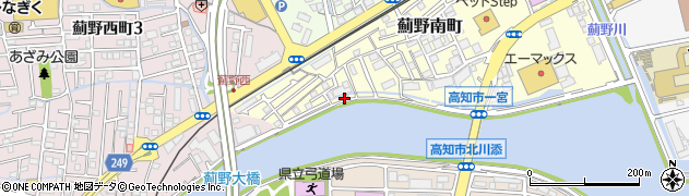 高知県高知市薊野南町7周辺の地図