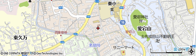 高知県高知市西秦泉寺403周辺の地図