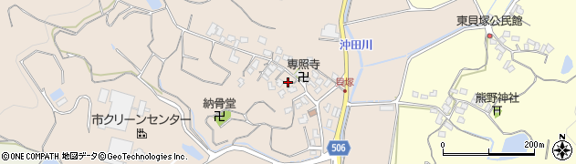 福岡県糸島市志摩西貝塚周辺の地図