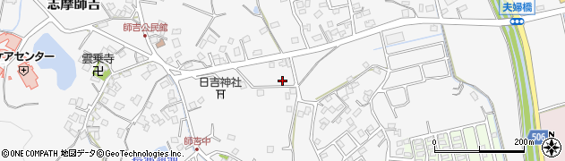 福岡県糸島市志摩師吉490周辺の地図