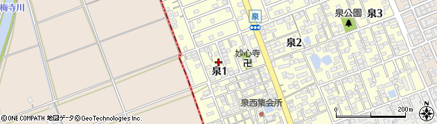 九郎丸公園周辺の地図