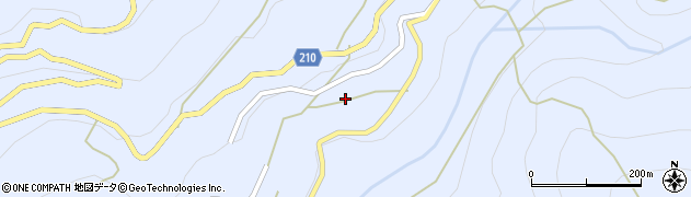 愛媛県上浮穴郡久万高原町黒藤川1305周辺の地図