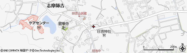 福岡県糸島市志摩師吉585周辺の地図