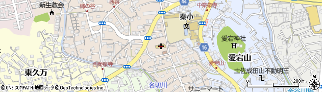 高知県高知市西秦泉寺404周辺の地図