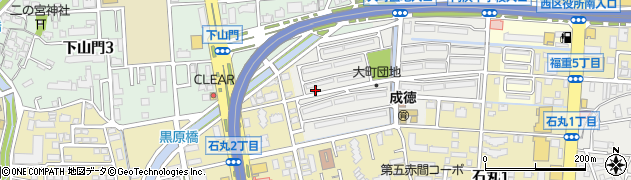 福岡県福岡市西区大町団地19周辺の地図