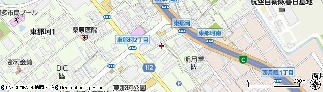 東那珂1号公園周辺の地図