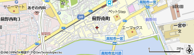 高知県高知市薊野南町13周辺の地図