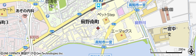 高知県高知市薊野南町周辺の地図