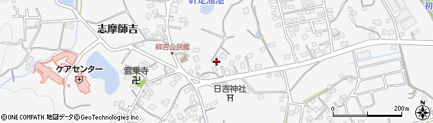 福岡県糸島市志摩師吉638周辺の地図
