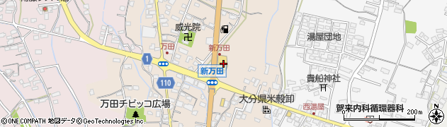 株式会社スーパー細川　万田店周辺の地図
