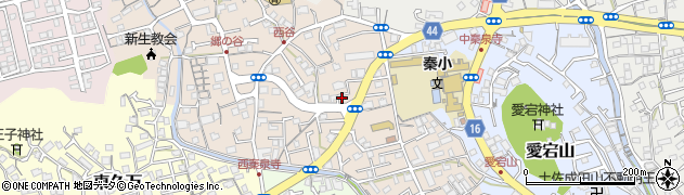 高知県高知市西秦泉寺95周辺の地図