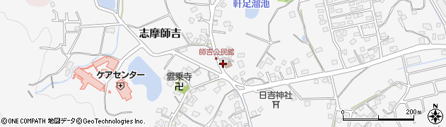 福岡県糸島市志摩師吉609周辺の地図