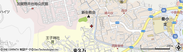 高知県高知市西秦泉寺188周辺の地図