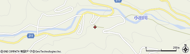 愛媛県喜多郡内子町上川1742周辺の地図